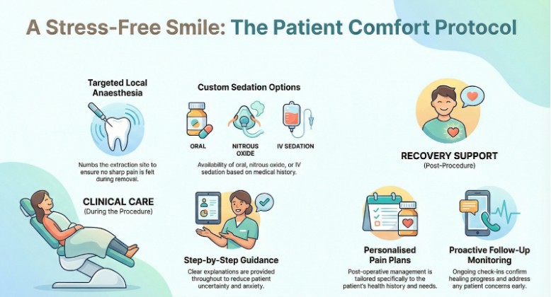 How Do We Keep Tooth Extractions Comfortable?