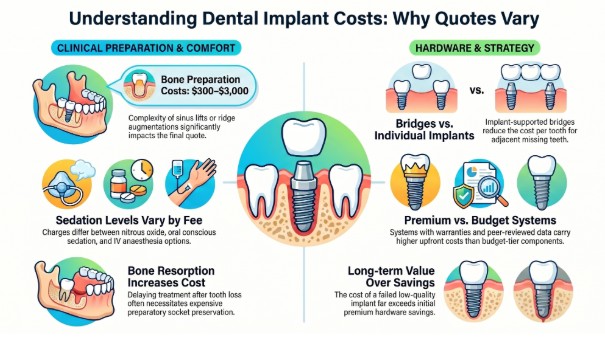 What Factors Push Implant Costs Higher?